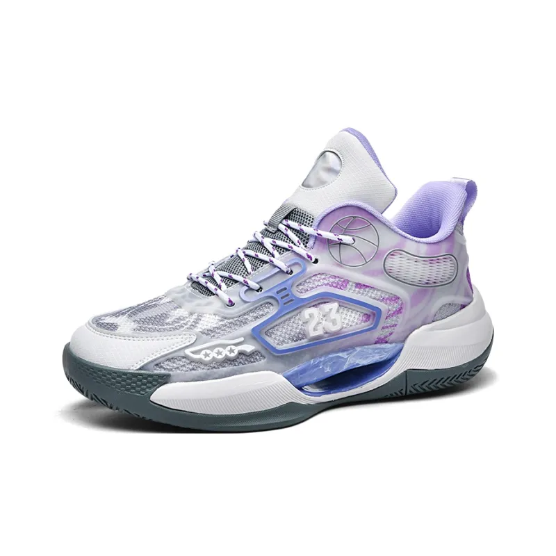Kuding Cushioning Wear-Resistant Mid-Top Basketball Shoes Unisex-1