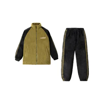QINZUIMAO Pajama Set Women's Deep Sprout Green