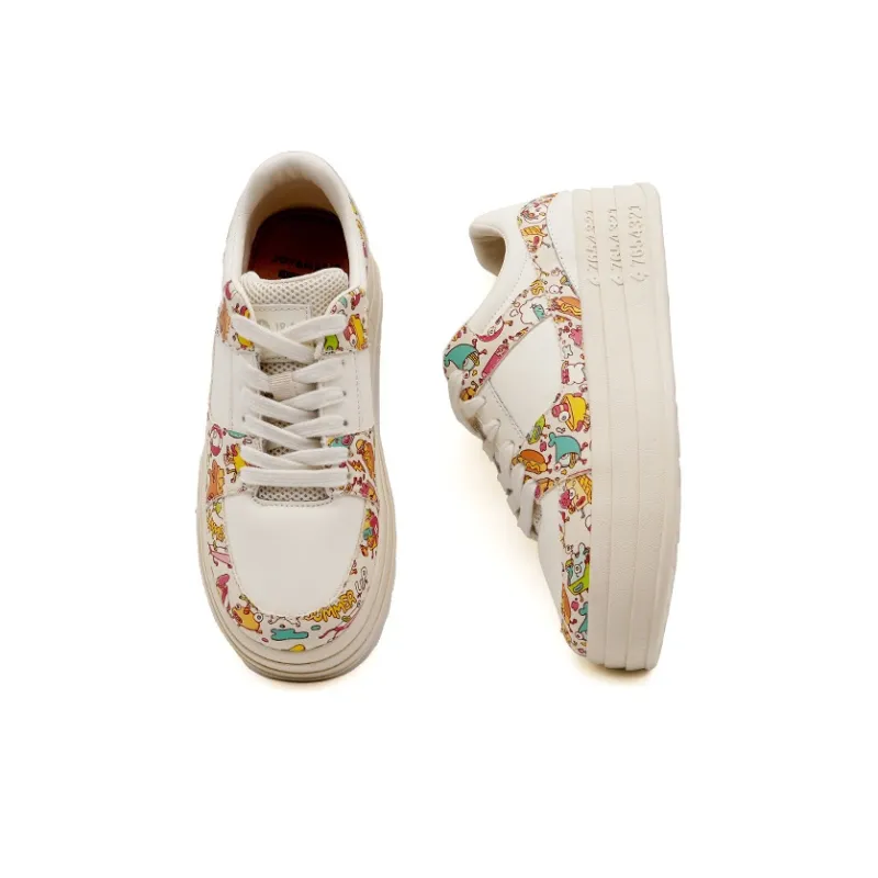Joy&Mario Anti-Slip Wear-Resistant Low-Top Skateboard Shoes Women's-5