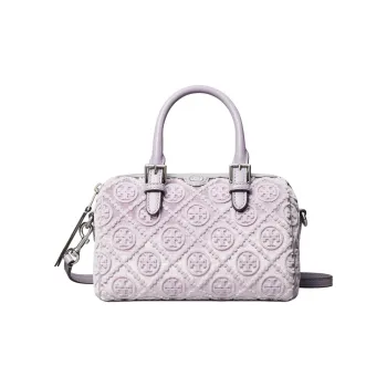 TORY BURCH T Monogram Viscose Shoulder Bag Crossbody Bag Handbag Women's Lilac