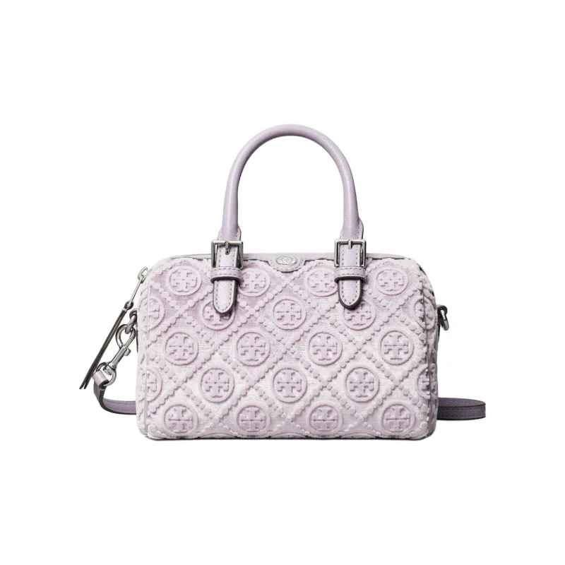 TORY BURCH T Monogram Viscose Shoulder Bag Crossbody Bag Handbag Women's Lilac-0