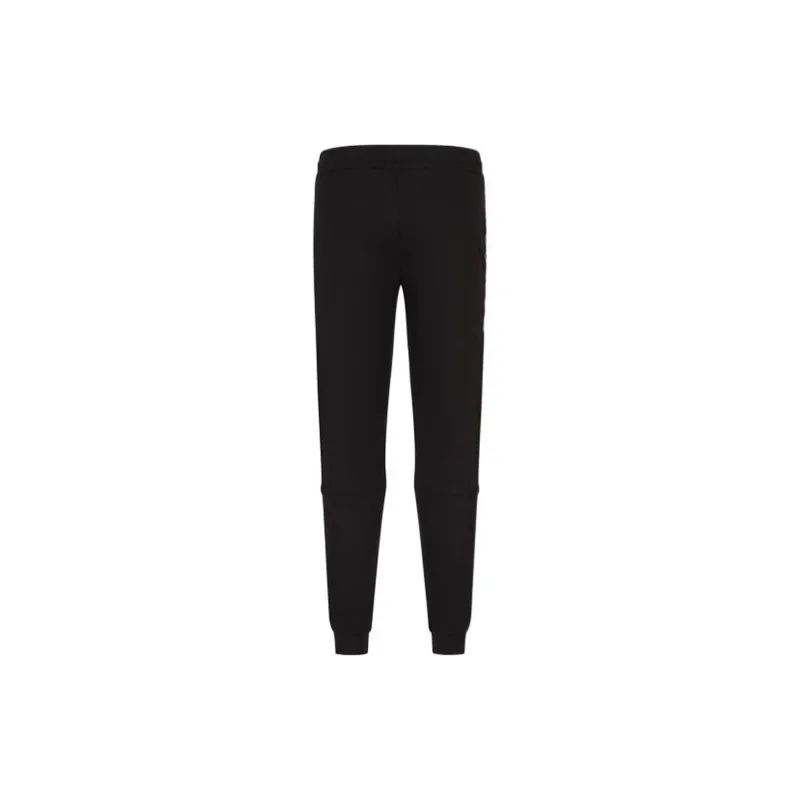 EMPORIO ARMANI EA7 SS23 Knitted Sports Pants Men's Black-1