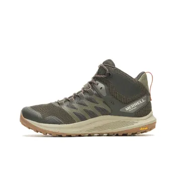 MERRELL Nova 3 Anti-Slip Wear-Resistant Mid-Top Trail Running Running Shoes Men's Olive