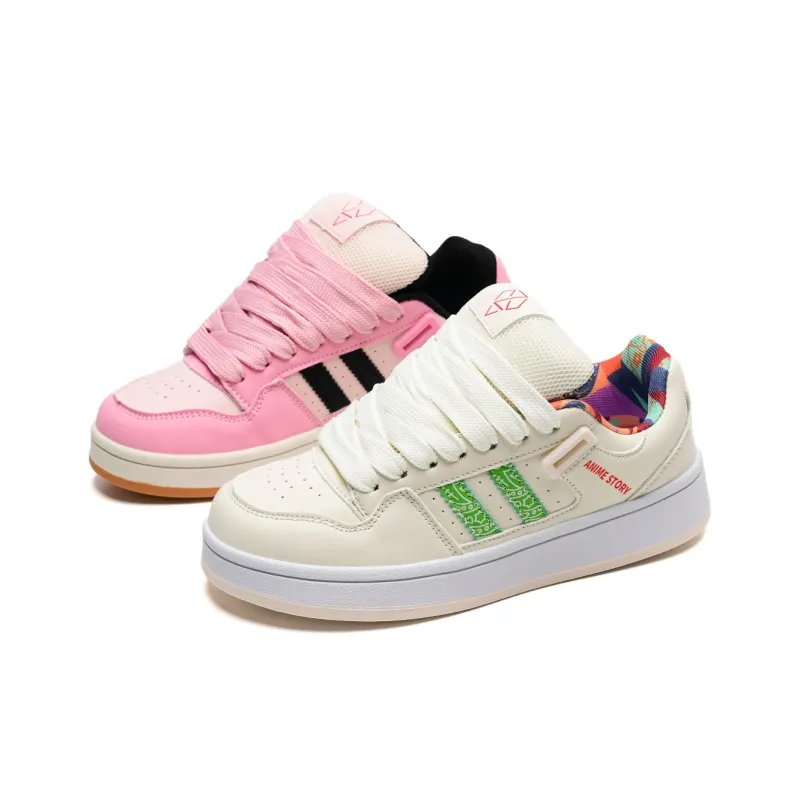 ABCIO Slip Resistant Water Resistant Height Increasing Low Top Skateboard Shoes Unisex Mismatched-5