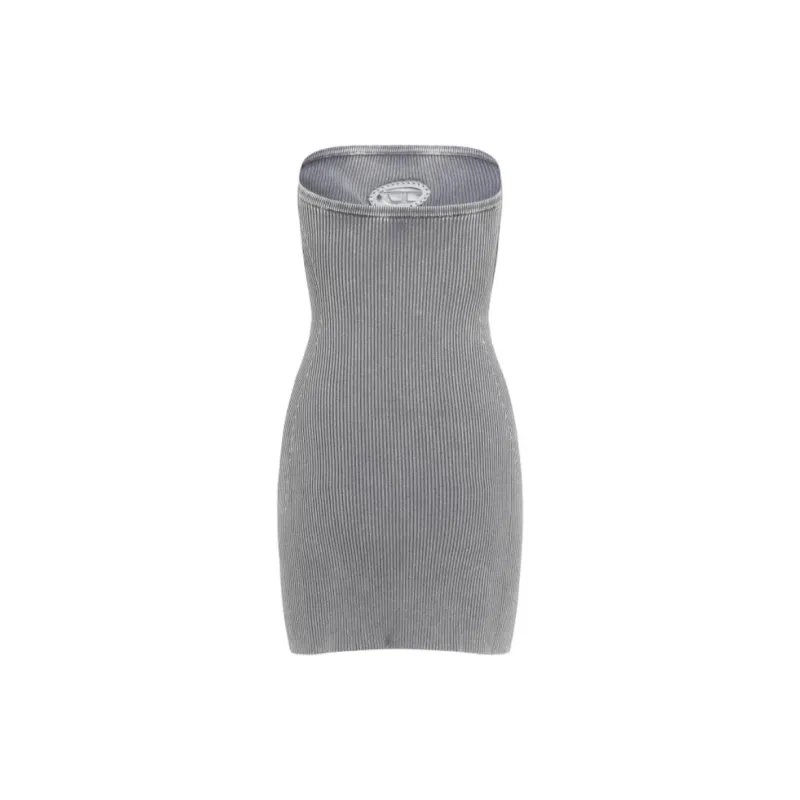 DIESEL FW24 Sleeveless Dress Women's Gray-1