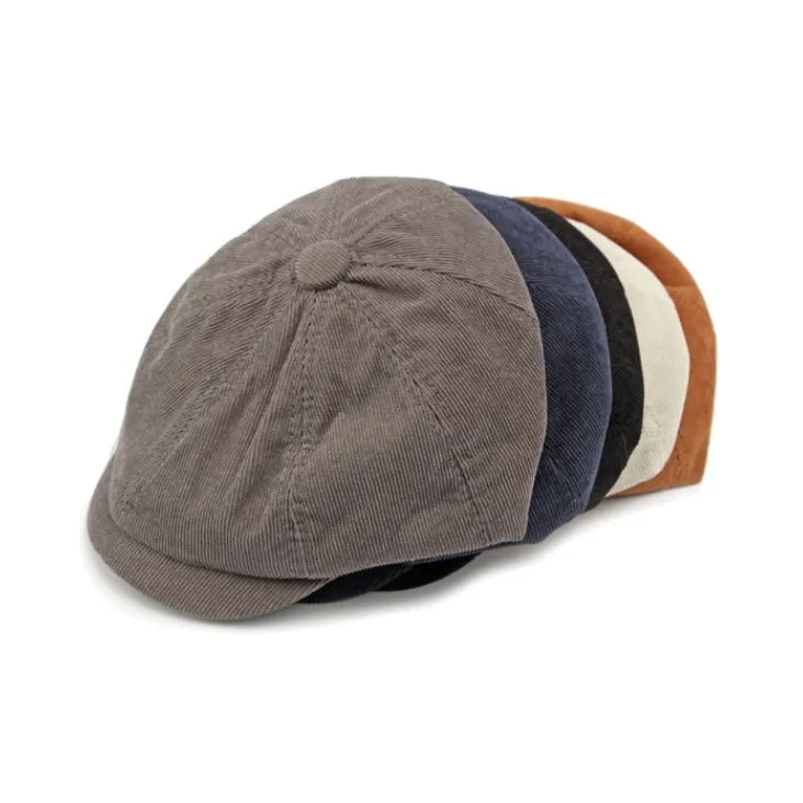 CARDANRO Corduroy Berets Unisex-2