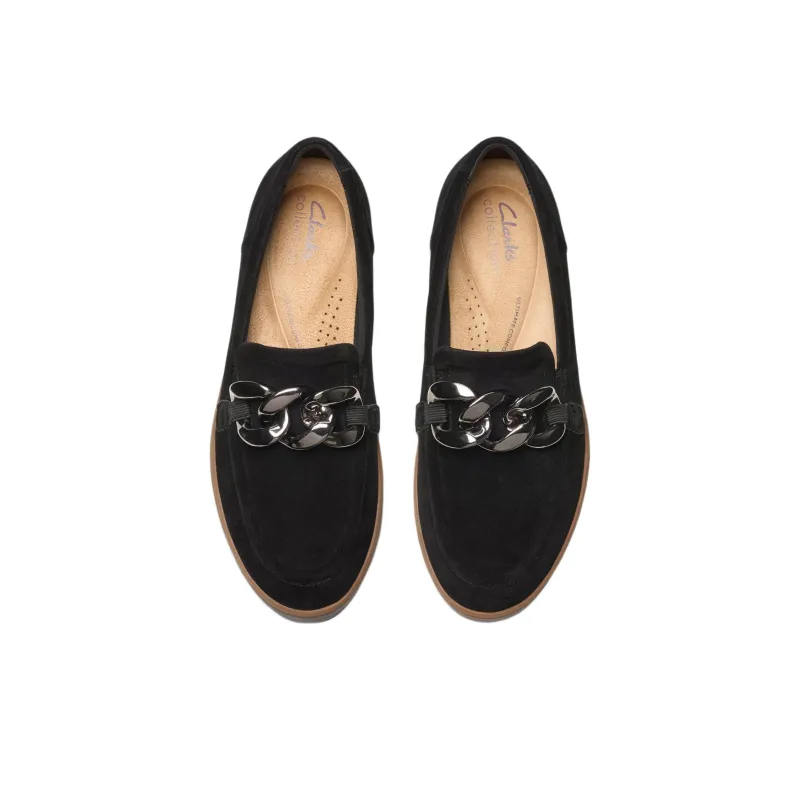 Clarks Zylah May Loafers Women's Black-3