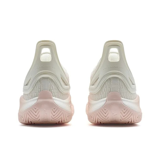 XTEP Reverse Heaven 1.3 Generation Basketball Shoes Men Low Top Cherry Blossom Pink/Sail White-3