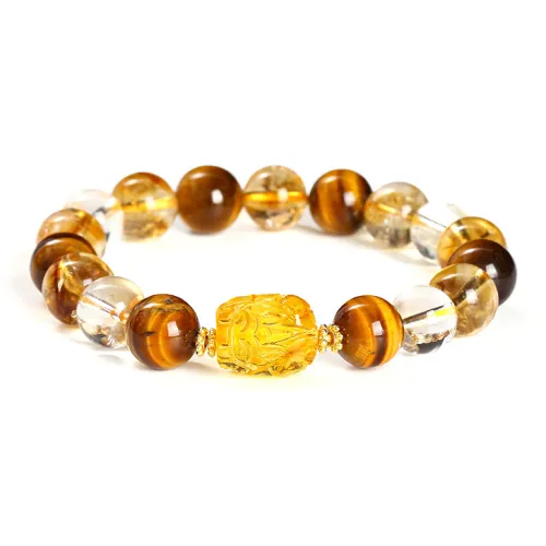 YANFEI Tiger's Eye Stone Bracelets Unisex
