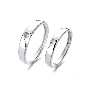 KLFOOK 999 Fine Silver Rings Unisex