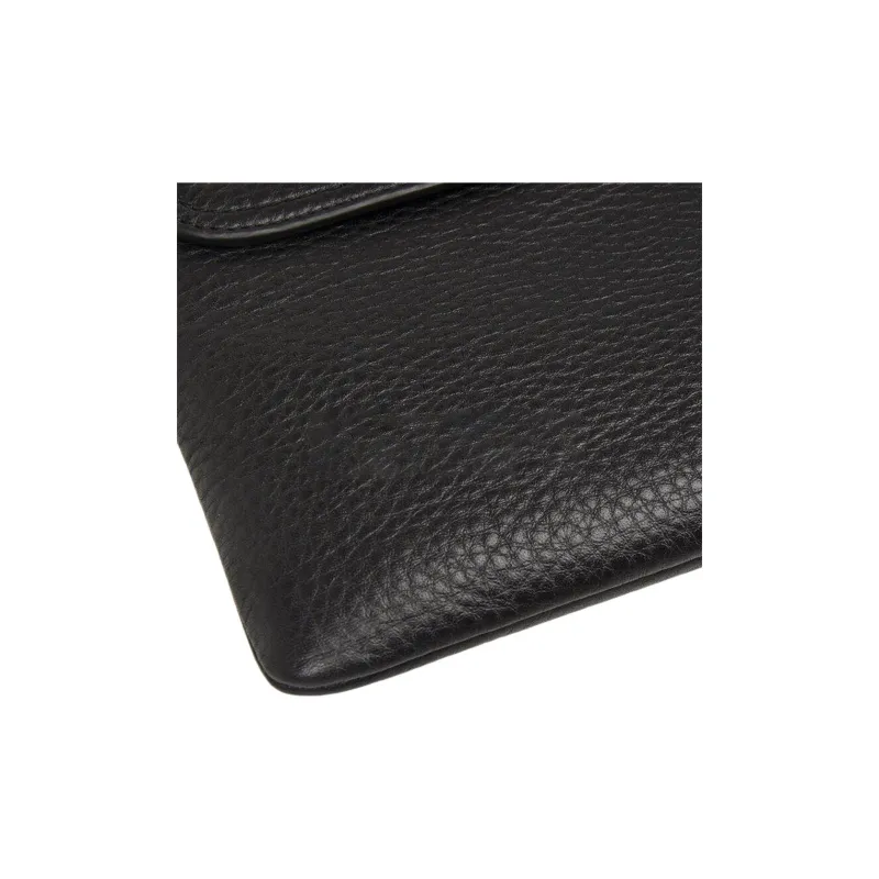 EMPORIO ARMANI Cow Leather Shoulder Bag Regular Men's Black-4