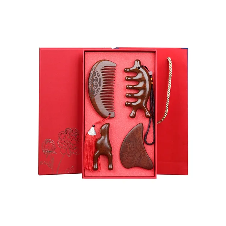 XIBI Massage Head Acupuncture Hairdressing Tools Straight Hair-6