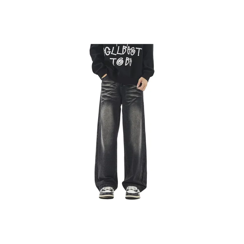 IJRJ Jeans Unisex Black Gray Color-4