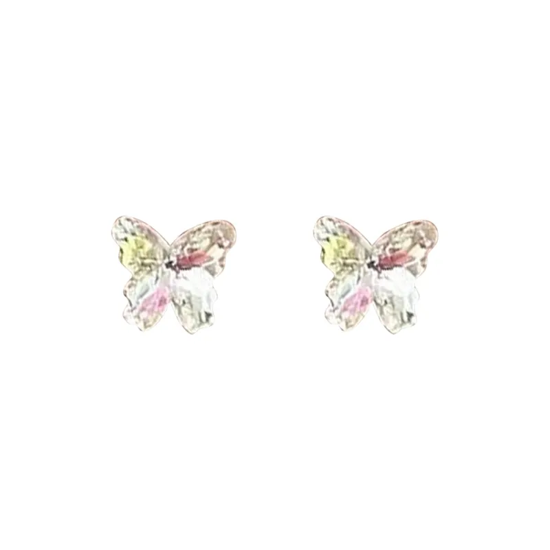 Welcome To The Treasure Alloy Zircon Stud Earrings Unisex-12