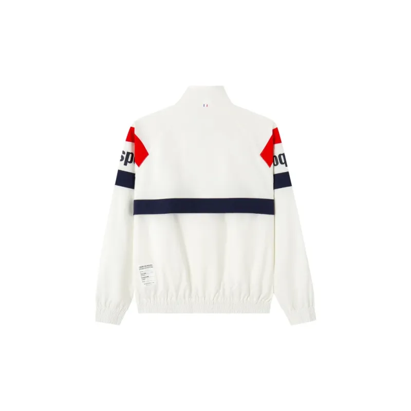Le Coq Sportif Jackets & Coats Unisex Ivory White-1