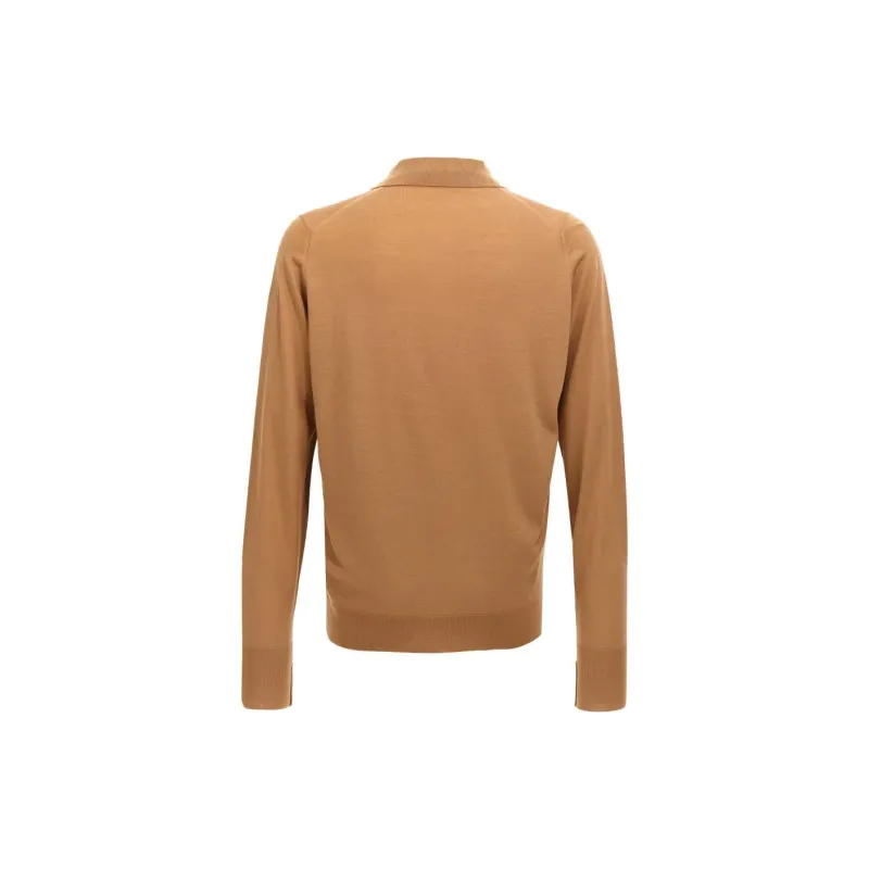 JOHN SMEDLEY Dorset Wool Polo Shirt-1