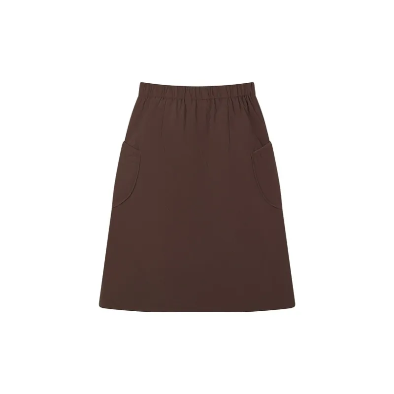 Teenie Weenie Casual Short Skirts Women's Brown-1