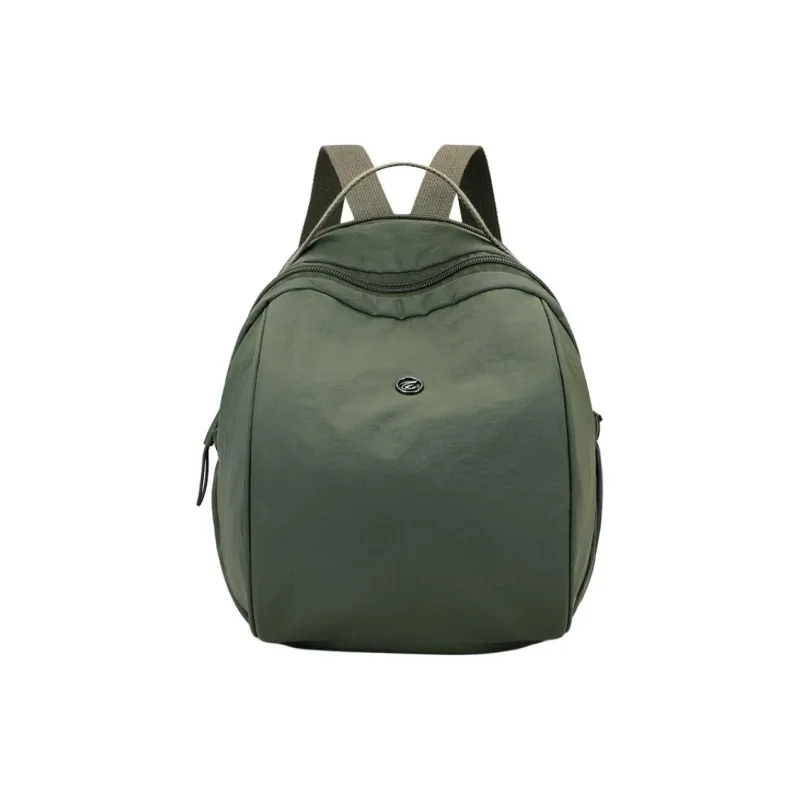 Ji Reminiscence Nylon Backpack Unisex Black Cocoa Pearl Matcha Sponge Cotton Creamy Egg Yolk Fringe Vanilla Cream-1