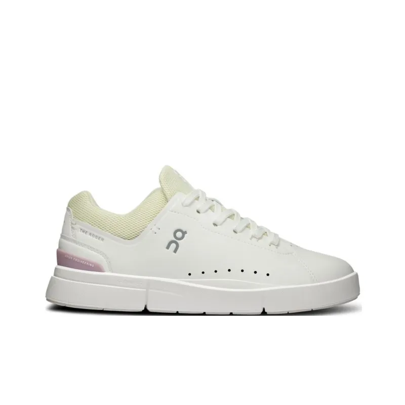 On The Roger Advantage White Mauve Women's-1