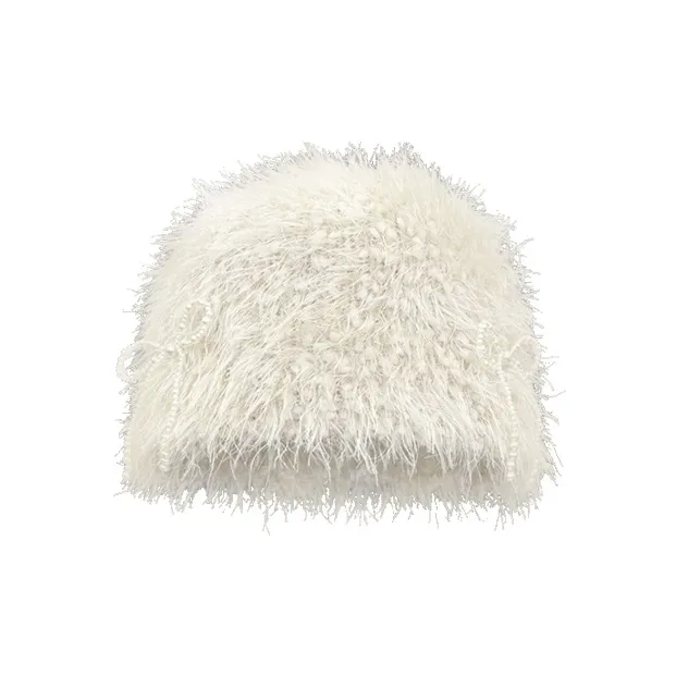 MUSTKOO Plush Yarn Beanies Women's-3