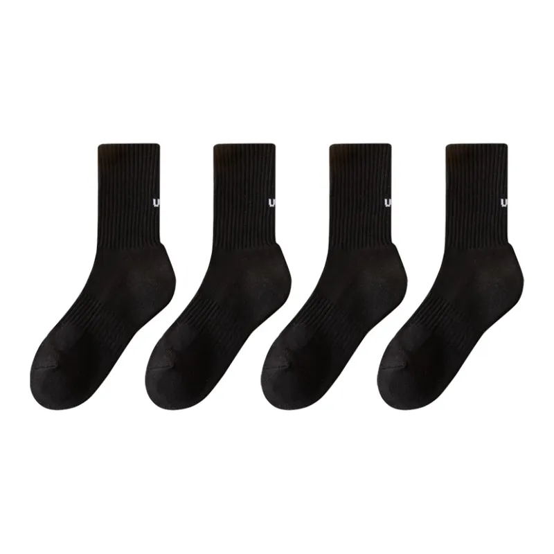 MIIOW Trend Party Series Mid Calf Socks Unisex 4 Pack-7