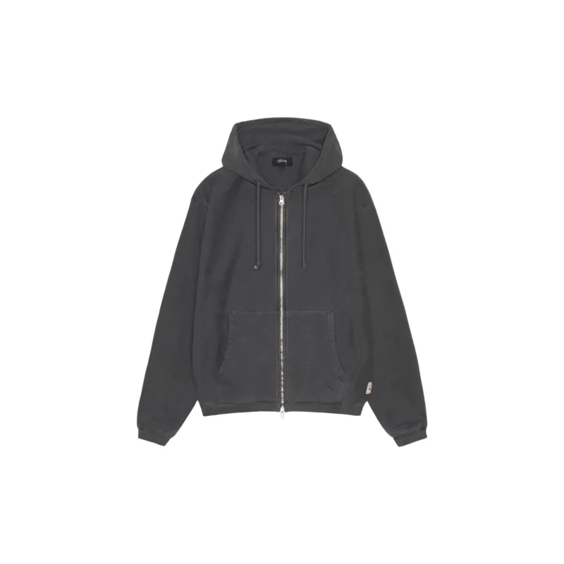 Stussy Waffle Lined Zip Hoodie-7