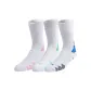 3 Pack (White Dark Blue+White Green+White Pink)