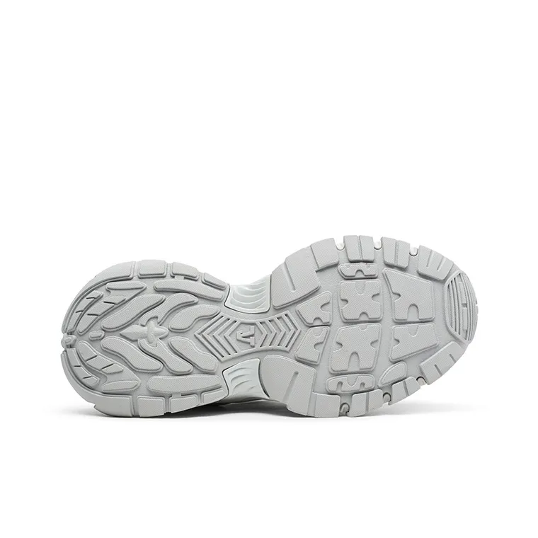Coup De Foudre Cushioning Height Increasing Low Top Chunky Sneakers Women's Matte Silver-4