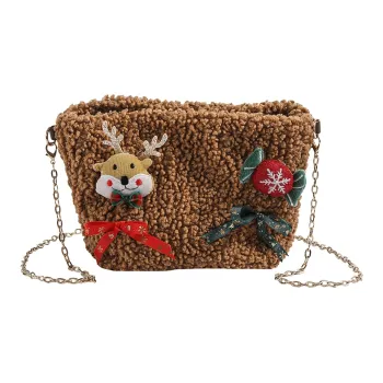 RKM Fleece Cell Phone Pouch, Cute Shoulder Bag, Crossbody Bag Women's Multicolor