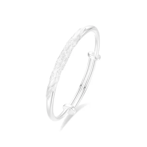 Cuz Strange Intention S999 Fine Silver Bangles Women's