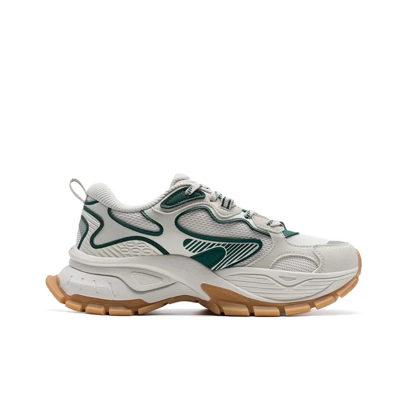 XTEP Basque Height Increasing Wear-Resistant Low-Top Casual Shoes Women's Postal Collaboration Color Scheme-1
