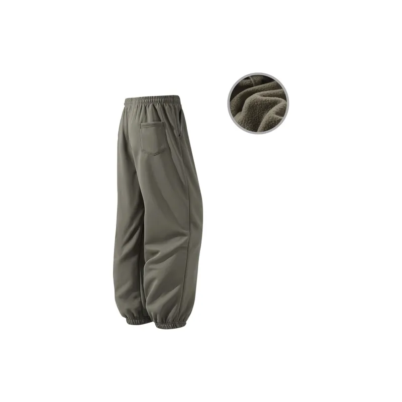 Small Columns Under The Sea Knitted Sports Pants Unisex-17