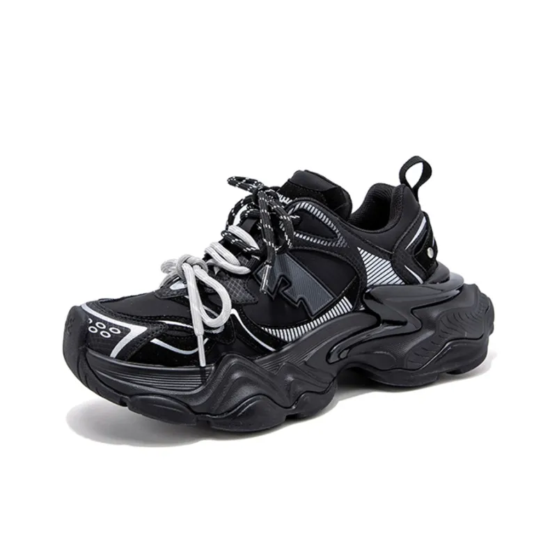 FALLINMISS Star Sea Shoe Series Height Increasing Warmth Low-Top Chunky Sneakers Women's-16