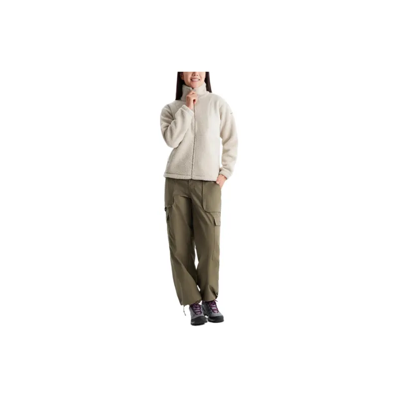 Columbia Velvet feel Coat Women's Light Khaki-1