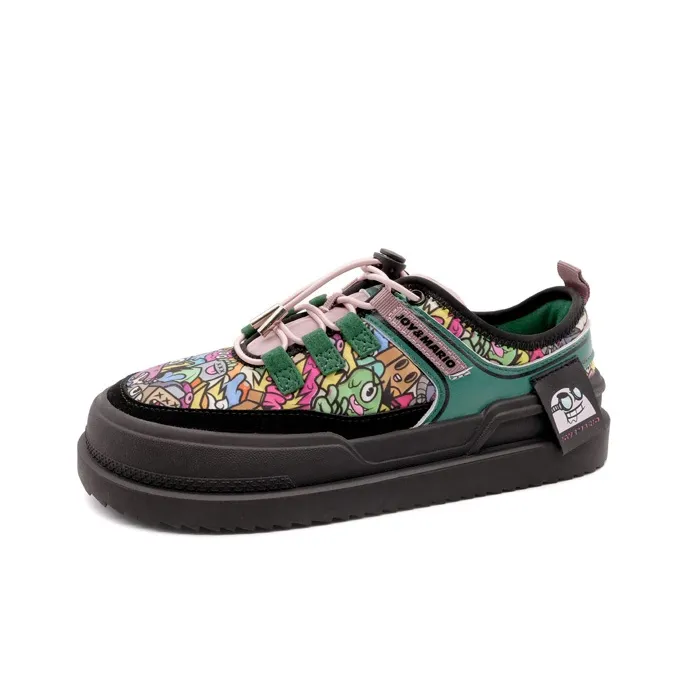 Joy&Mario Low Top Skateboard Shoes Women's-1