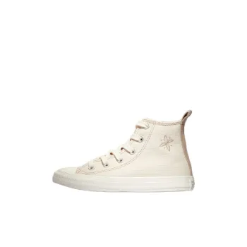 Converse Chuck Taylor All Star Slip Resistant Cushioning High Top Kids Canvas Shoes Ecru Children Aged 3 7 Years Old