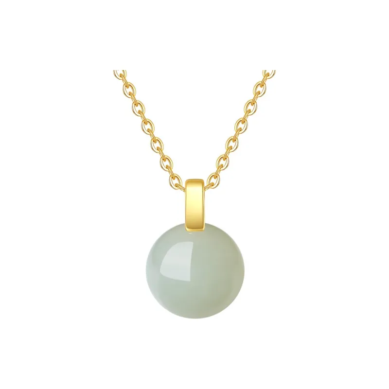 Zhi Yue Hetian Jade Necklaces Green Jade Women's-0
