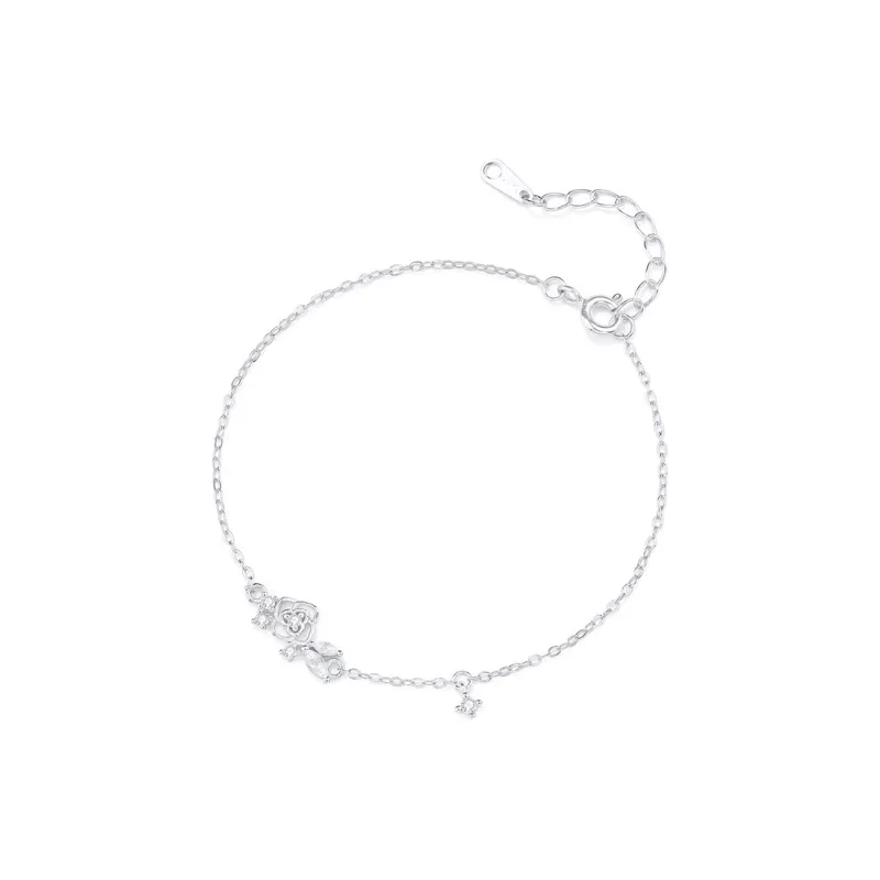 Love Link S925 Silver Bracelets Women's-0
