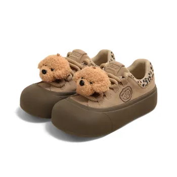 TTKJ Cushioned Wear Resistant Height Increasing Low Top Skateboard Shoes Women's Mist Camel