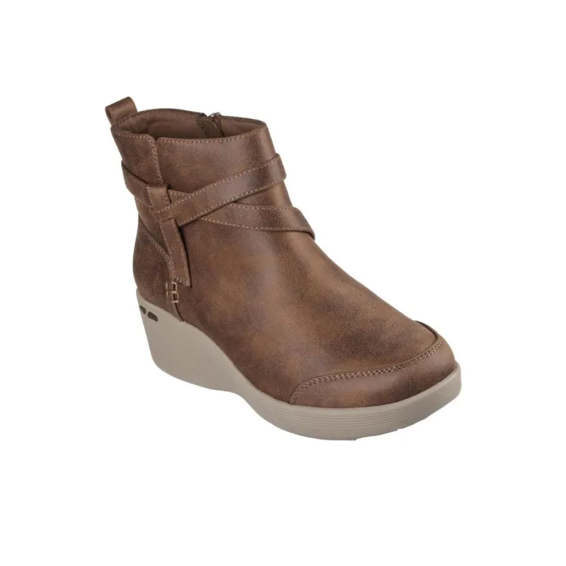 Skechers Pier Lite Ankle Boots Women's Brown-2