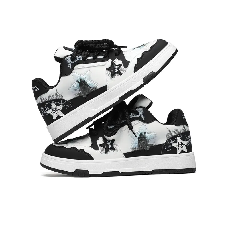 Tonlion Lightweight And Breathable Low-Top Skateboard Shoes Unisex-4