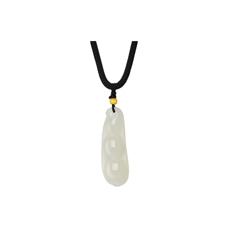CHOW TAI SENG Necklaces Pale Greenish White Jade Unisex-0