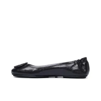 TORY BURCH Minnie Travel Ballet Flats Perfect Black Jet Women's