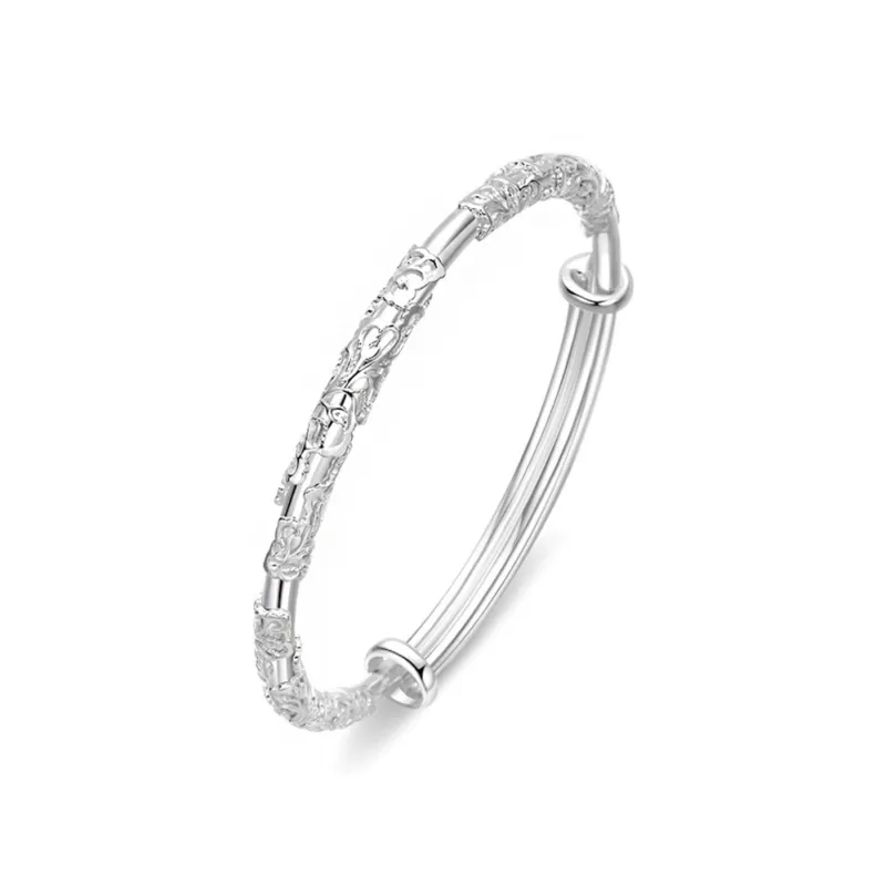 Phoenix Temple Jewelry 999 Fine Silver Sterling Silver Bracelets Women's-19