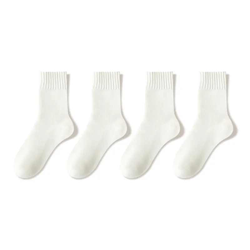 JIAZINI Mid Calf Socks Men's 4 Pack-38