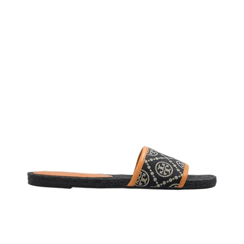 TORY BURCH Monogram Flat Slides-1