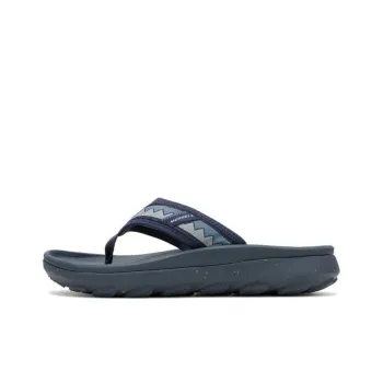 MERRELL Hut Ultra Abrasion-Resistant Slip-Resistant Flip Flops Men's Marine Blue