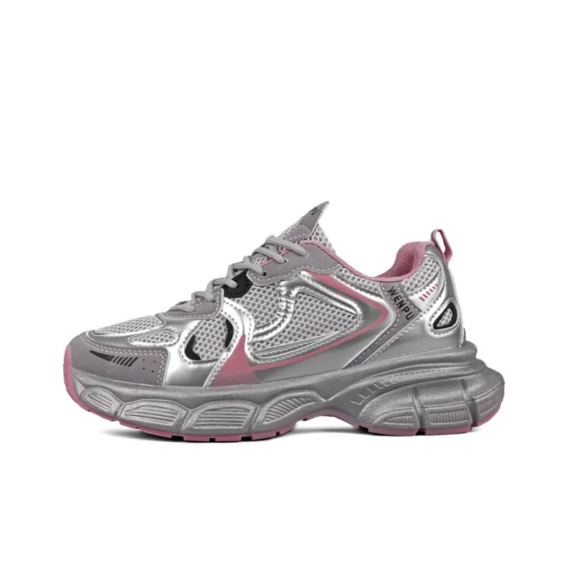 Craftsman Gang Cushioning Breathable Lightweight Low-Top Chunky Sneakers Women's-0