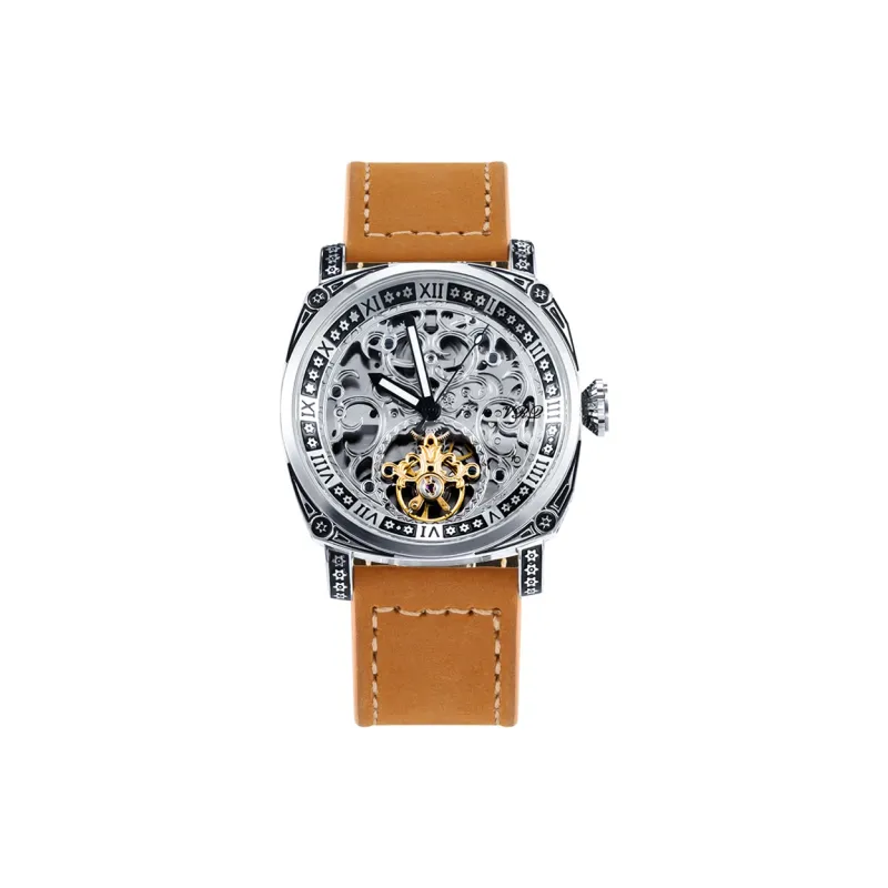 VRQ 1 Watch Automatic Mechanical Movement Watch Men's Watches Cut-Out Dial-5