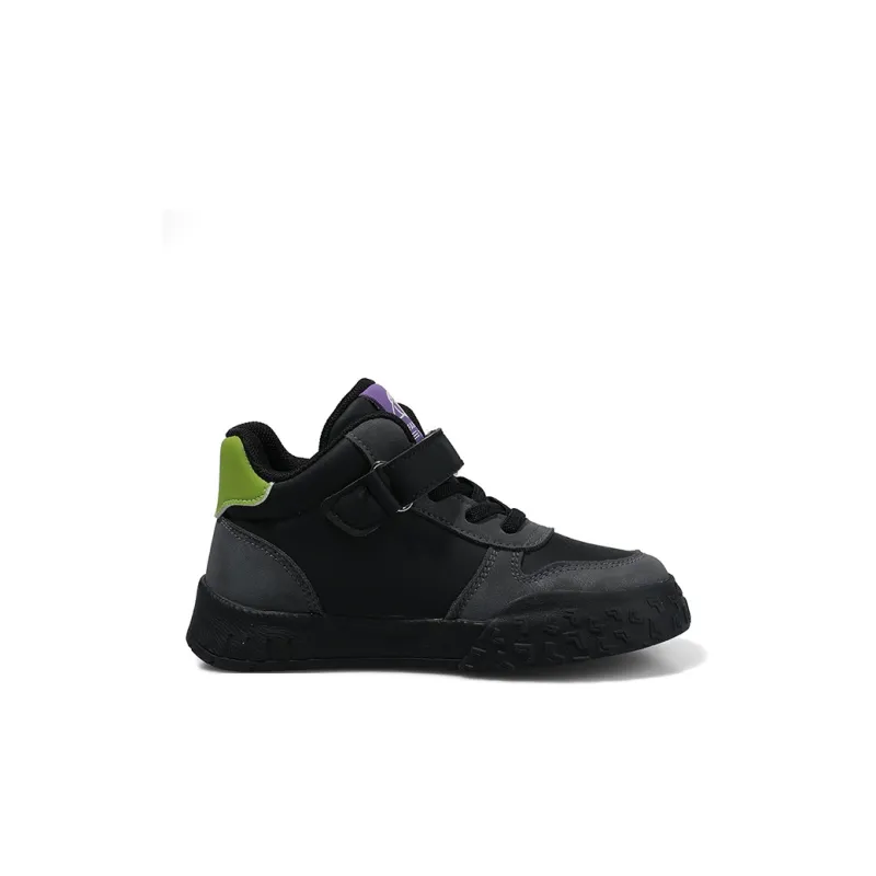 BIG WASP Slip Resistant Anti Kick Abrasion Resistant Mid Top Kids' Skateboarding Shoes Kids'-1